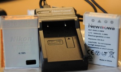 Newmowa Akku-Ladegerät Battery Charger DC-K4 Fits Nik EN-EL 5 Nikon-Akku