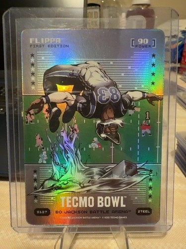 2026 Bo Jackson Battle Arena Flippa Steel Silver Battlefoil #S127