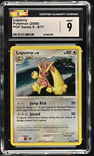 Lopunny graded CGC 9 for sale on eBay