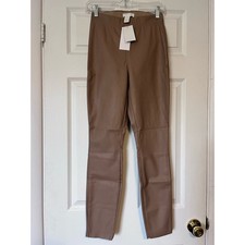 H M Vegan Leather Pants - Size 4 - NWT