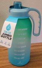 HYDROCLEAR 1 Gallon 128 Ounces Motivational Water Bottle NWT