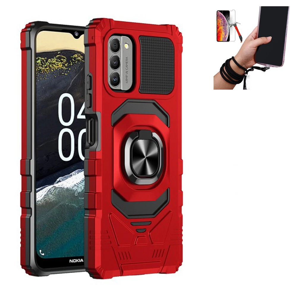 Phone Case for Nokia C300 / G100 Shock Absorbing Lanyard CrossBody NeckLace