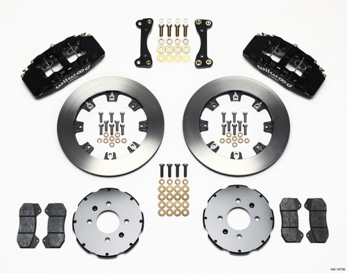 Wilwood Dynapro 6 Front Hub Kit 12.19in Drilled 69-70 Impala Drum/Disc 69-82 Vette