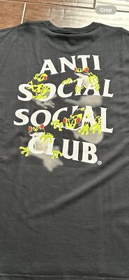 Anti Social Social Club Frogs Neon XXL Black T Shirt | eBay