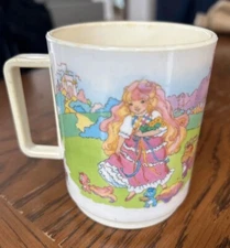 Vintage 1986 Lady Lovely Locks and the Pixietails Coffee Cup Mug Deka Plastics