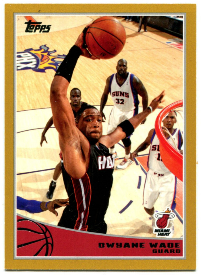 2009-10 Topps #143 Dwayne Wade Gold Parallel /2009 Miami Heat