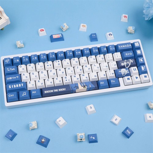 BOCCHI THE ROCK! Yamada Ryo Mechanical Keyboard PBT Thermal Sublimation Keycaps - Picture 2 of 14