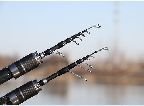 Telescopic Fishing Rods Carbon Fiber Rod Casting / Spinning Rod Straight Poles - Picture 33 of 67
