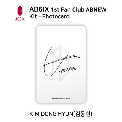 AB6IX 1st Fan Club ABNEW Official Goods Photocard Set 2PCS | eBay
