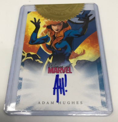 2008 RITTENHOUSE WOMEN OF MARVEL CARD CASE TOPPER AUTOGRAPHED CARD ADAM ...