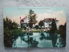 Antique Scene In Denny Blaine Park, Seattle, Washington Postcard