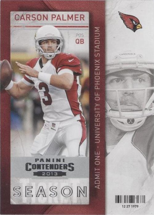 2013 Panini Contenders Carson Palmer #24 - 1 of 2