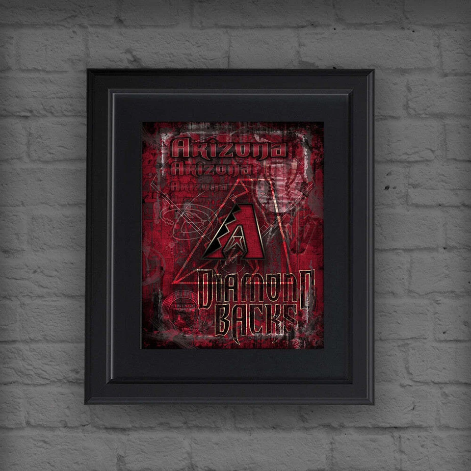 Arizona Diamondbacks Poster, Arizona D-Backs Artwork Gift, Diamondbacks Art - Image 4 of 4
