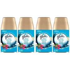 (4 Pack) Glade - AQUA WAVES - Automatic Spray Refills - Air Freshener , 6.2 oz