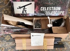 Celestron Telescope Firstscope 60EQ Refractor 21066, Original Box, Instructions