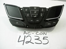 14 15 16 17 Buick Regal AC and Heater Control Used Stock #4235-AC 
