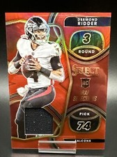 2022 Select Draft Selections Memorabilia Prizm Red #DS-4 Desmond Ridder RC
