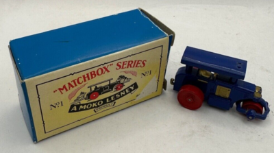 A Moko Lesney Matchbox Series 1-75 No. 1 Road Roller (Steam Roller