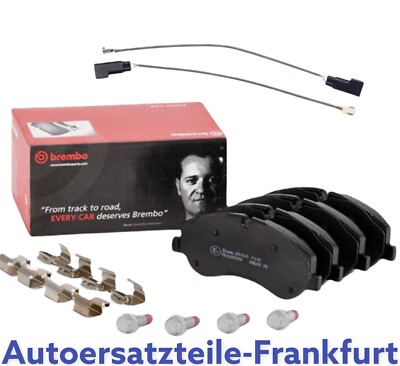 BREMBO Bremsbeläge + WAKO VORNE FORD TOURNEO CUSTOM + TRANSIT BUS KASTEN V363