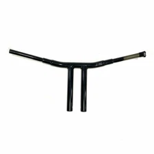 Drag Specialties 1.5" Black Big Buffalo 12" T-Bar Handlebars for Harley Models
