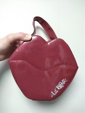 Lil Bratz Doll Red Sparkly Lip Storage Carrying Case Y2K - Case Only damage