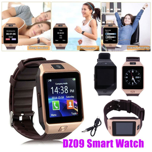 Oro DZ09 Bluetooth Reloj Inteligente Gsm Sim para iPhone Samsung LG Android  Teléfono Mate | eBay