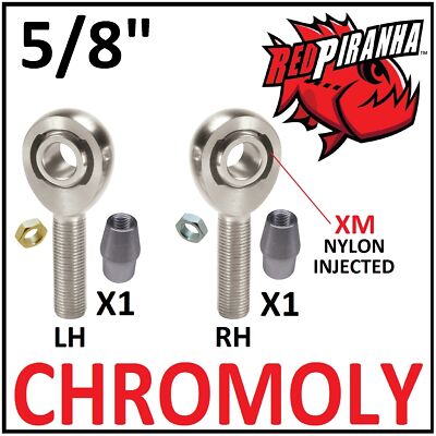 Chromoly 5/8 x 5/8-18 Chromoly Panhard Bar Kit .120 Bungs Heim Jam Nuts