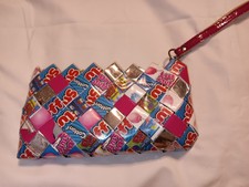 Nahui Ollin Nwot Fluffy Candy Wrapper Wristlet