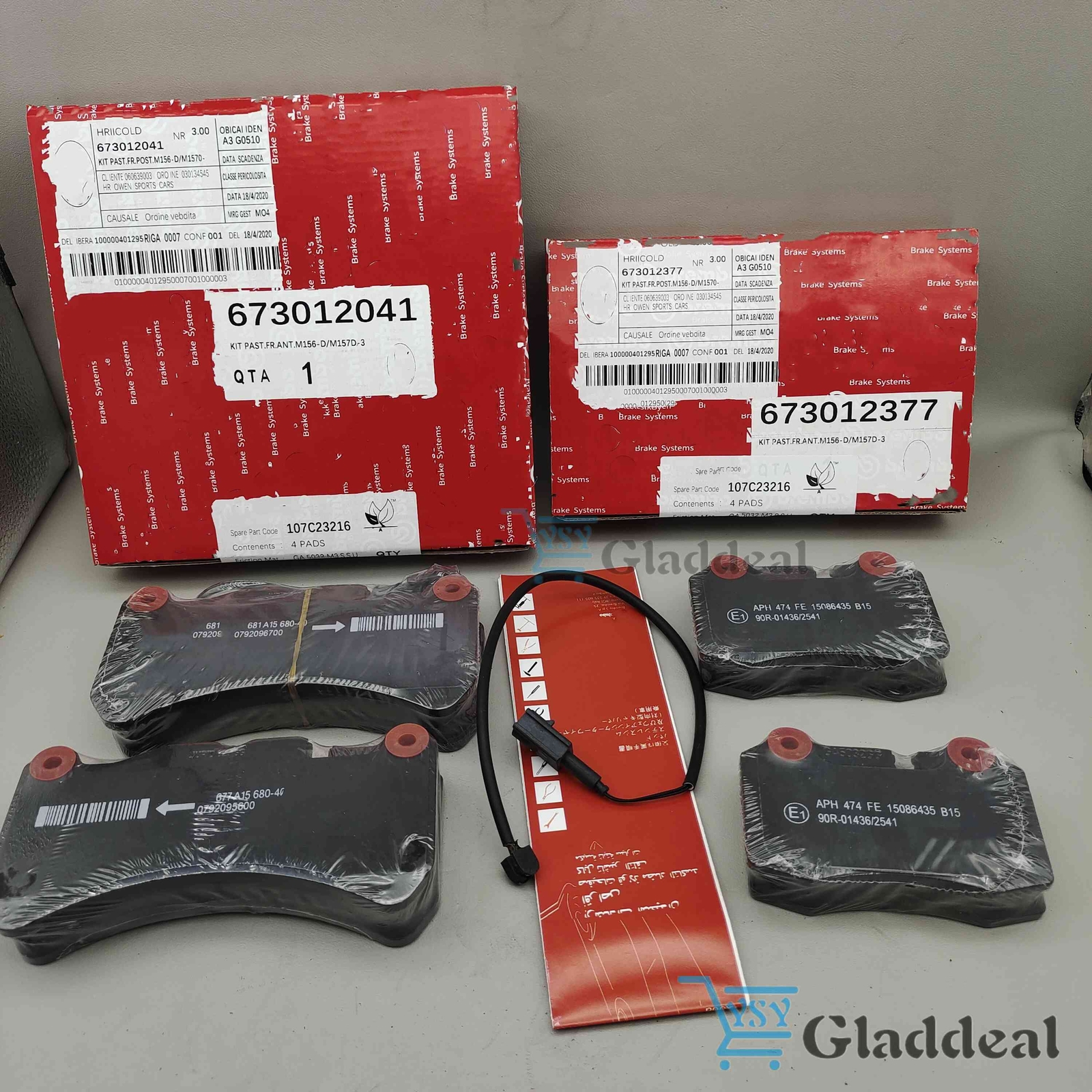 Front & Rear Brake Pads For Maserati Ghibli & Quattroporte