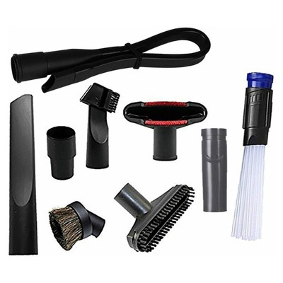 Brush Nozzle Attachment for 32mm/35mm Vacuum Cleaner Spare Accessories 9Pcs/Set