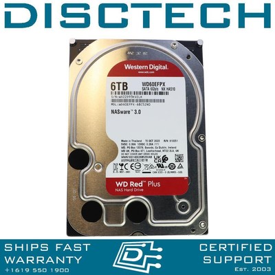 Internal Hard Wd Red 6tb Wd60efrx Wd Red Plus 6tb Internal Drive