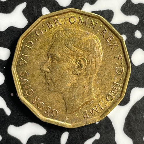 1944 Great Britain 3 Pence Threepence Lot#E1890 Nice! - Picture 2 of 2