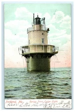 Spring Point Ledge Light House Portland ME Maine Postcard (AS1)