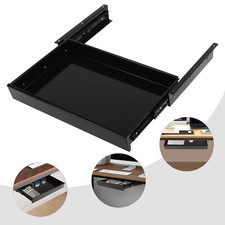 Stand Up Desk Store Add-On Office Sliding Under-Desk Drawer Storage Organizer