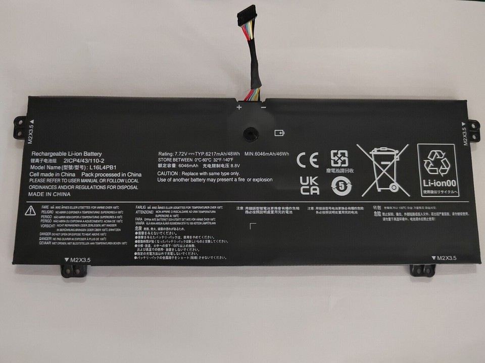 GDORUN Laptop Akku Für Lenovo Yoga 720-13IKB 730-13IKB - 48Wh 4 Zellen Akku