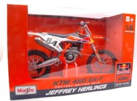 Maisto 1/6 Moto Cross Ktm 450 Sx F 84 Jeffrey Herlings Statisches Modell Diecast