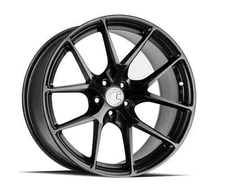 New Set of (4) Aodhan AFF7 18x8.5 5x114.3 +35 Matte Black Wheels Flow Forged