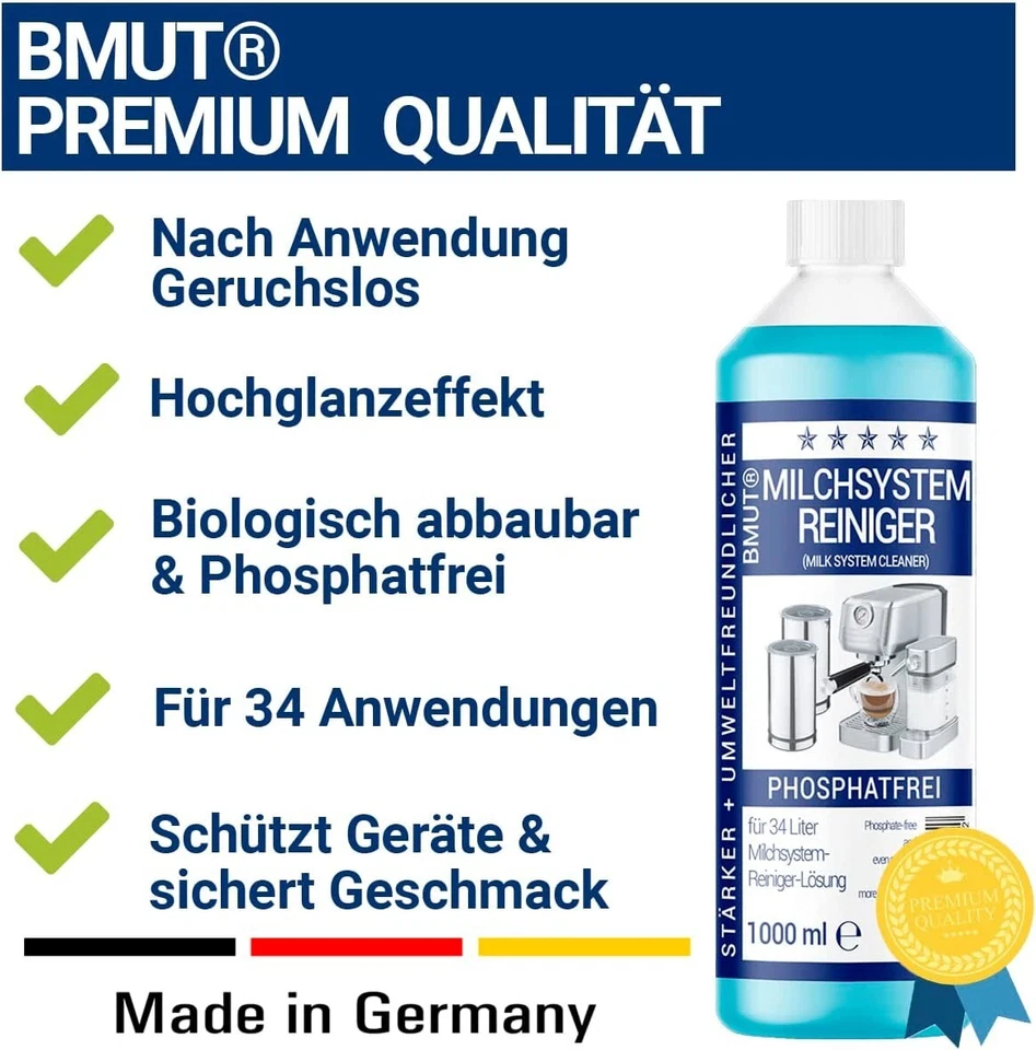 2L Milchschaumreiniger Milchreiniger Milchsystemreiniger Miele Jura DeLonghi - Bild 2 von 4