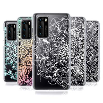 OFFICIAL MICKLYN LE FEUVRE LACE SOFT GEL CASE FOR HUAWEI PHONES 4