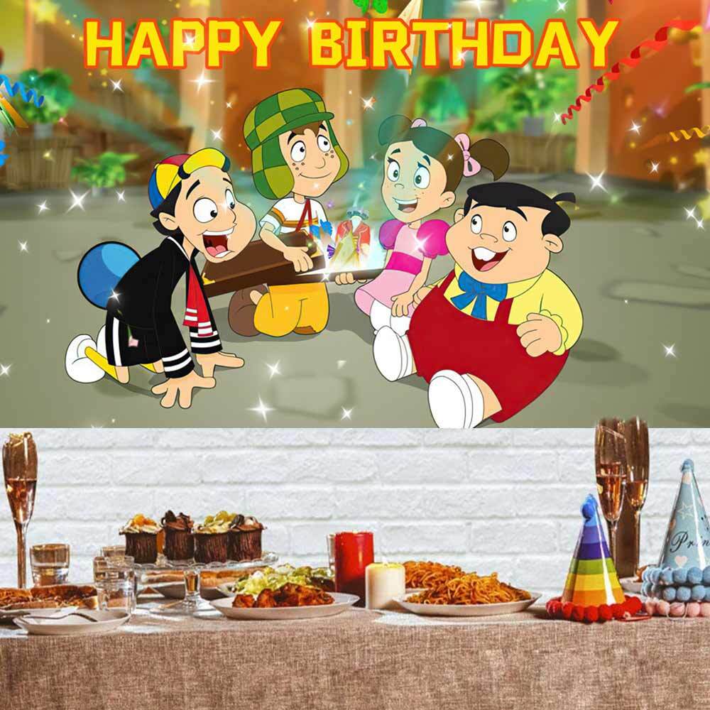 Mexican Backdrop El Chavo Del Ocho Birthday Backdrop - 5x3ft Mexican  Cartoon Photo Background For Parties Grip Strength Trainer, image size:1000x1000