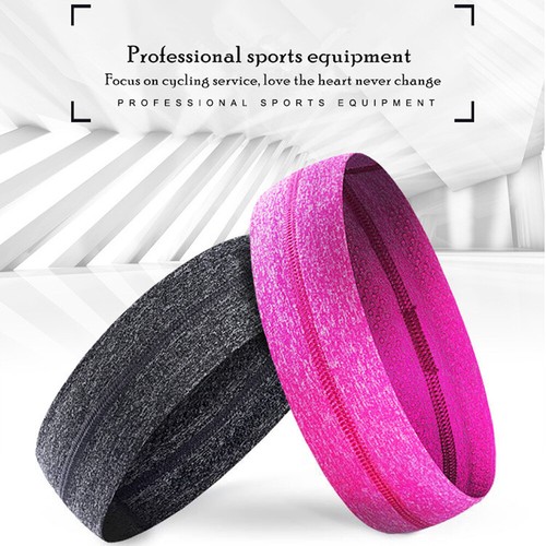 Men Women Moisture Wicking Wide Non-Slip Sport Headband Gym Workout Sweatband US - Picture 7 of 30