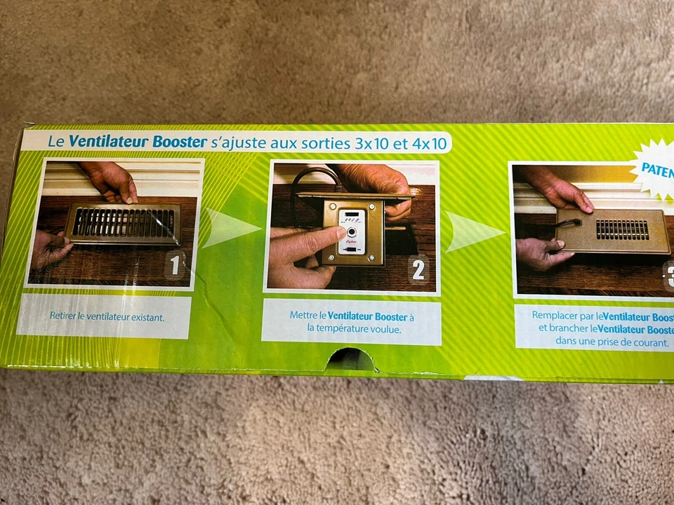 Cyclone 9004150 Automatic Register Booster Fan, CM-300, Steel, Brown - Image 3 of 3