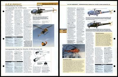 Aerospatiale SA 315B - Alouette III - A-Z #889 World Aircraft Information Page