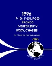 1996 Ford Truck Bronco Econoline Shop Service Repair Manual Engine Drivetrain OE