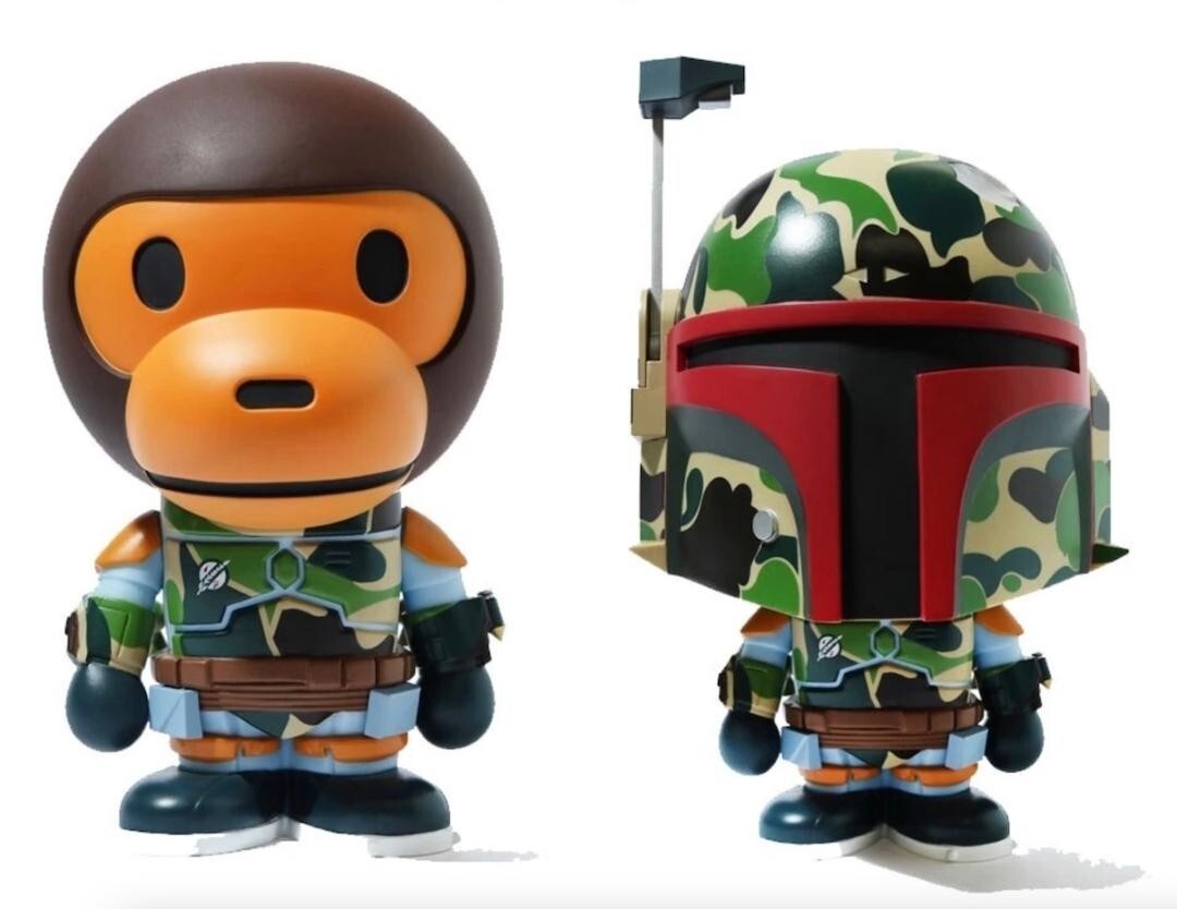 STAR WARS X BABY VCD BAPE BOBA FETT Baby Milo New | eBay STAR WARS X BABY VCD BAPE BOBA FETT Baby Milo New | eBay