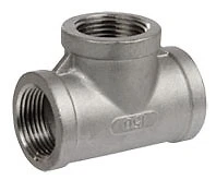 Smith-Cooper 3/8" Fpt X Fpt X Fpt Class 150 Cast 316 Ss Heavy Tee