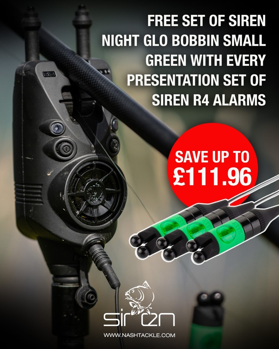 Tackle Box Nash Siren R3 Set Nash Alarms Siren R3 Bite Alarm (nash