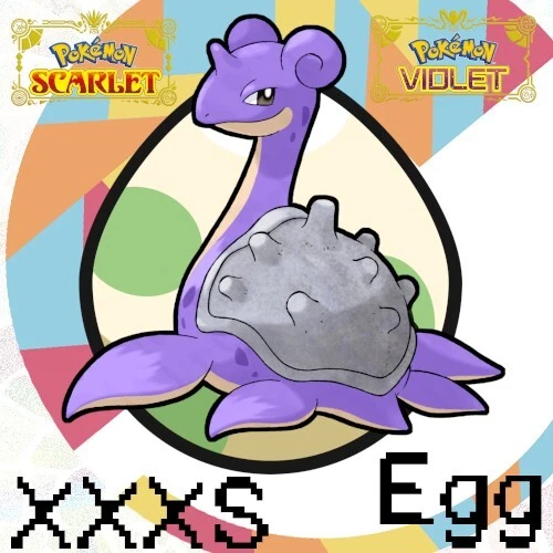 Lapras XXXS Shiny Egg Lv. 1 6IV Mini Mark Teeny Size Pokemon Scarlet Violet SV - Picture 1 of 10