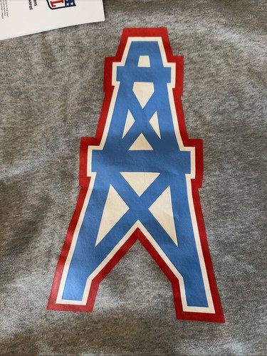 Nike Titans Oilers Hoodie Retro Pullover Herren Medium Fußball grau Einzelhandel $ 75 - Bild 2 von 5