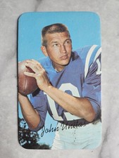1970 Topps Super Johnny Unitas #15 HOF Baltimore Colts NM